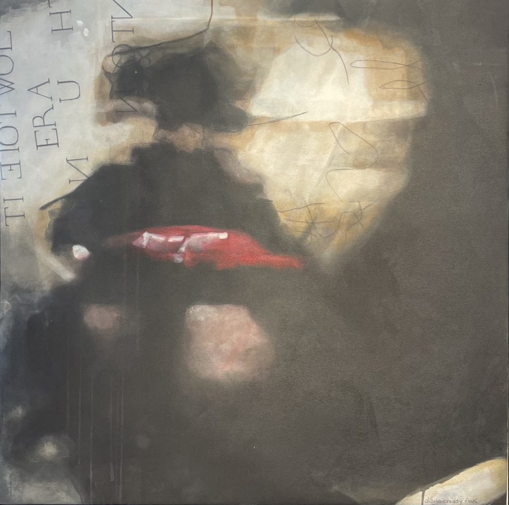 "ANICENT NEW" wall art by Diana Creasy-Funk