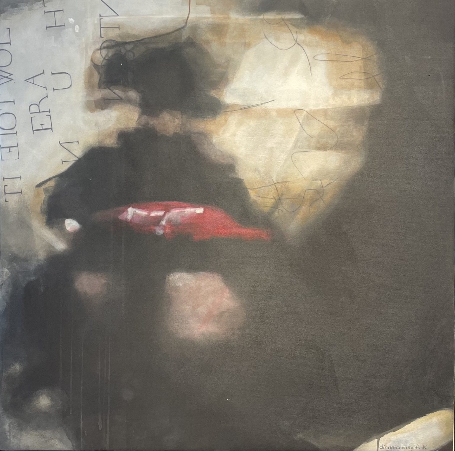 "ANICENT NEW" wall art by Diana Creasy-Funk