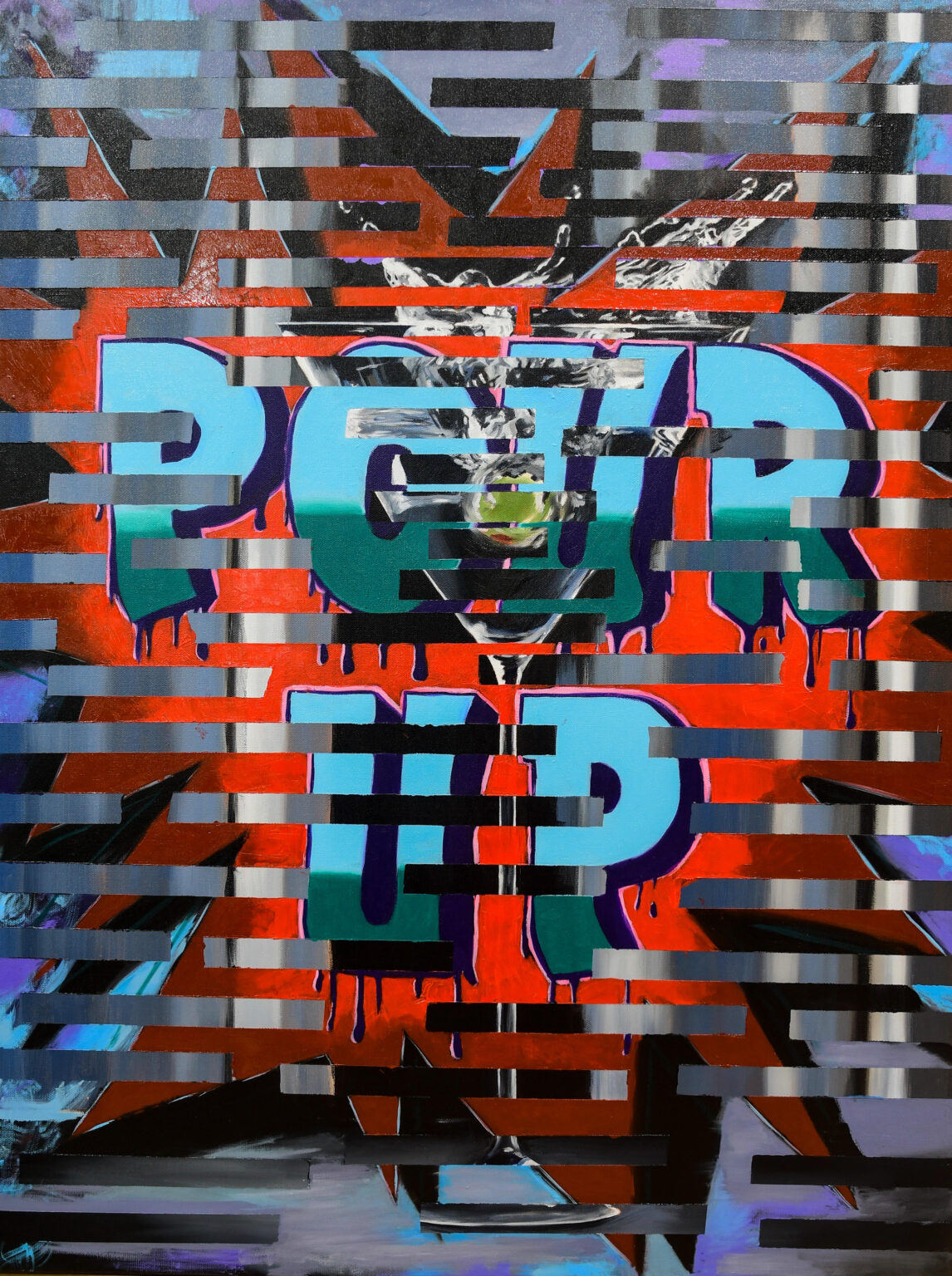 Pour Up 3D artwork by Patrick Rubinstein