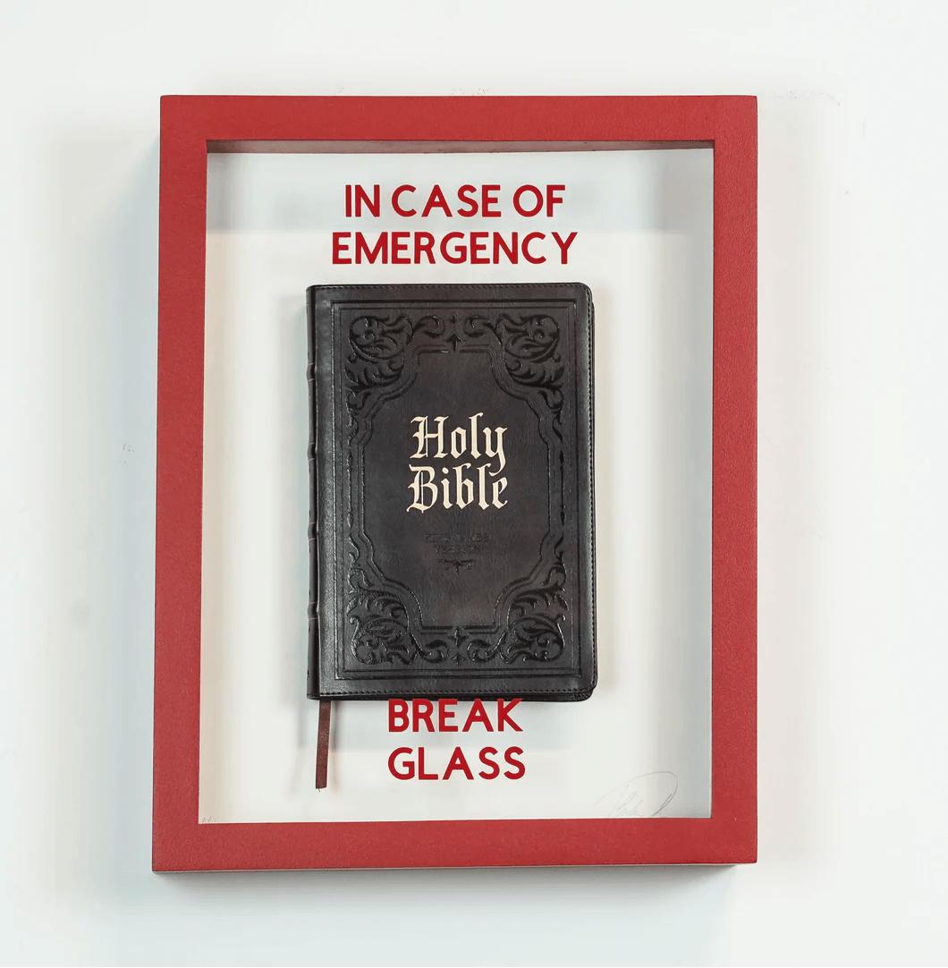 In Case of Emergency Break Glass Bible