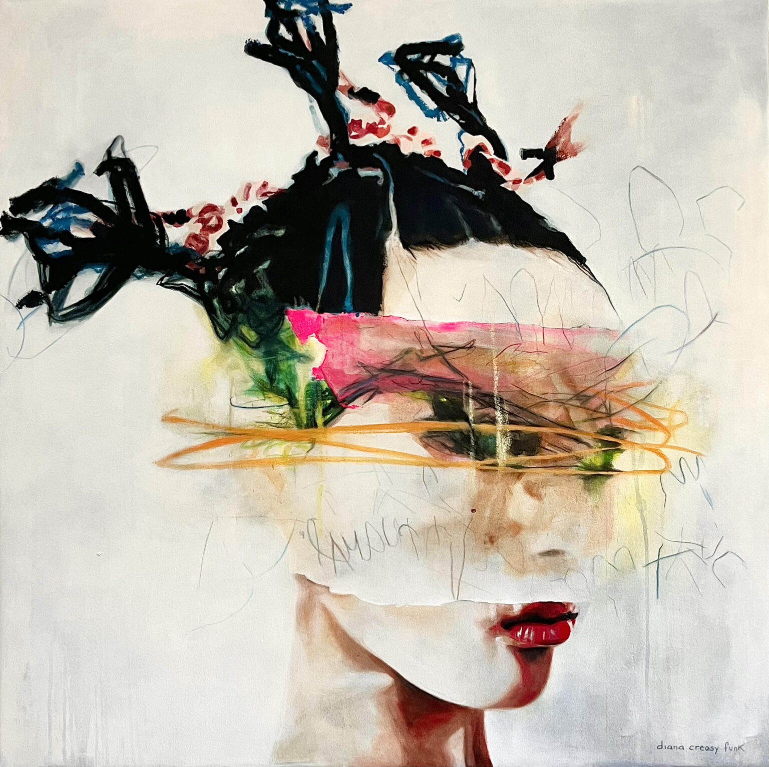 Acrylic painting by Diana Creasy Funk