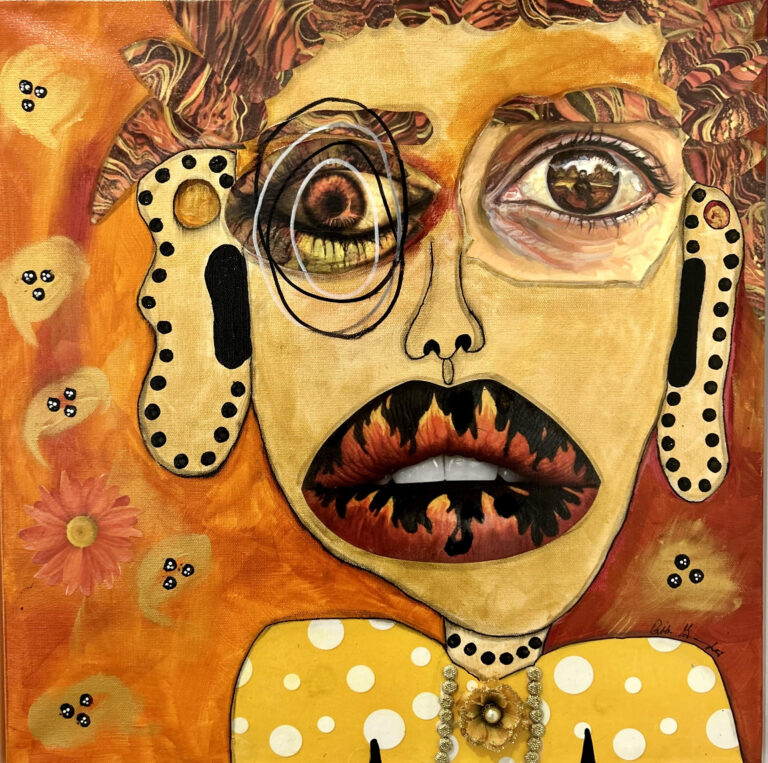 SONG OF FIRE AND EYES, FRANNY FIRE LIPS by Rita Girard-Mikell