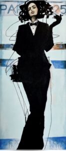 1925 Diana Creasy-Funk Girl Painting