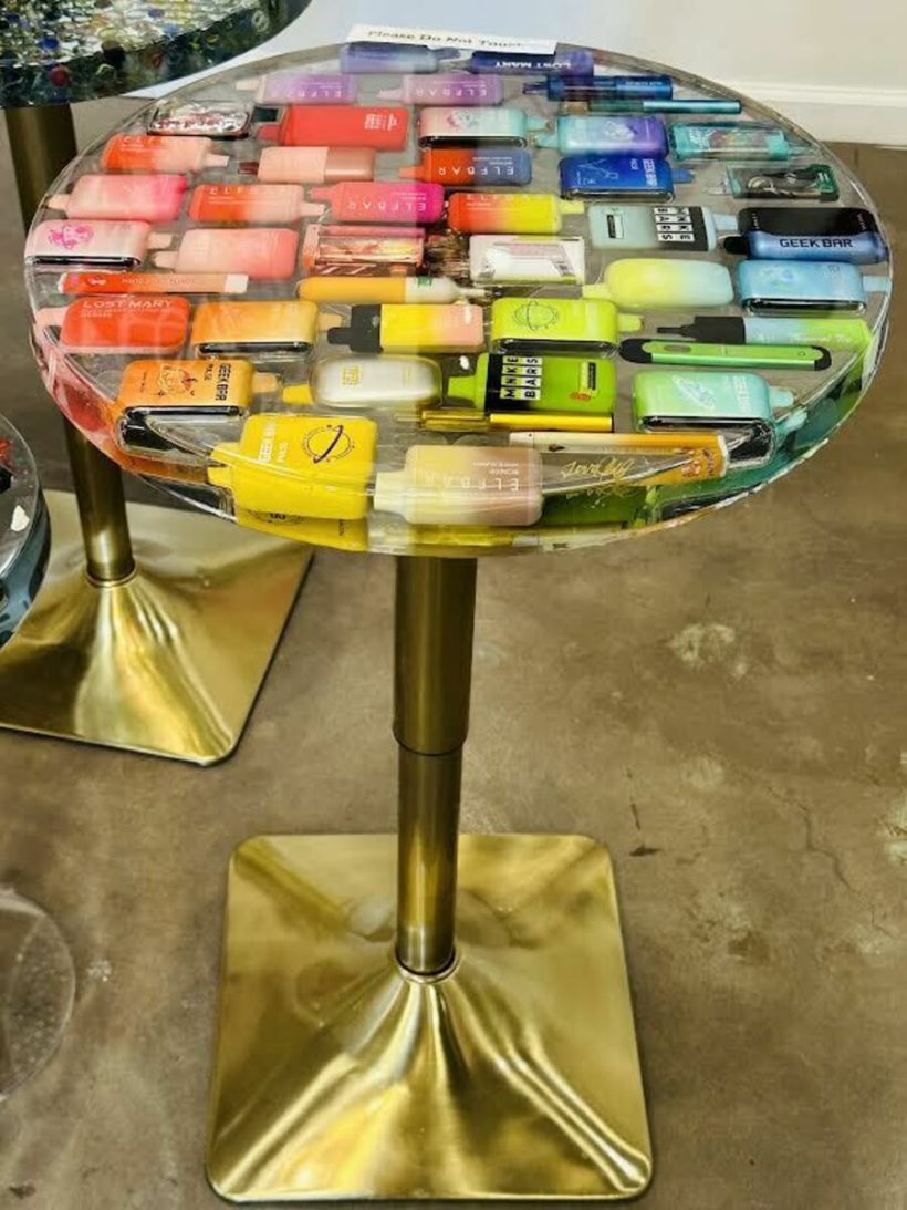 POISON PACIFIER TABLE
